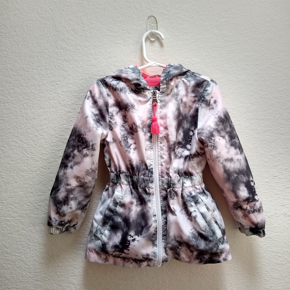 Limited Too Girls Jacket Water Resistant Windbreaker with Hood 4t